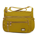 NPBAG Crossbody Bag for Women, Shoulder Purse Handbag Messenger Bag, Trendy Pocketbooks, Waterproof and Multi-Pockets - color: Yellow