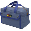Waxed Canvas All Purpose Military Style Duffle Bag, Water-Resistant, Adjustable Strap, Fully Lined, Double Zipper Closure, heavy Duty, Olive Green - color: Navy Blue (11 inch x 7 inch x 6 inch)
