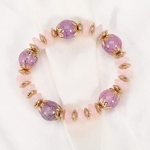 Bohemia Bracelets for Women Vintage Stackable Beads Bracelets Charm Stretch Beach Jewelry - color: Color 1