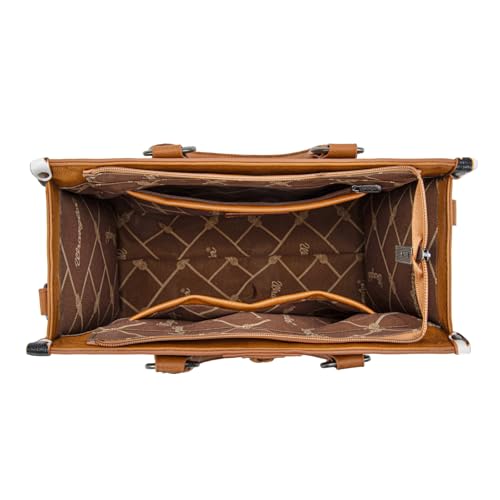 Montana West Wrangler Animal Print Tote Bag for Women Western Purse Boho Top Handle Satchel Handbag - color: Cow Brown