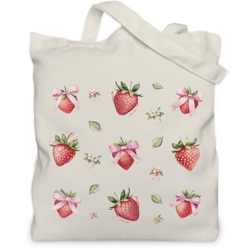 Aesthetic Tote Bag for Women | Medium Size with Inner Pocket | Stylish & Practical - color: Red