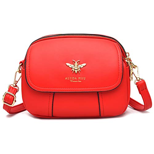 Small Crossbody Bags Shoulder Bag for Women Stylish Ladies Messenger Bags Purse and Handbags Wallet - color: 12-red
