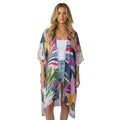 Kimonos for Women Casual Swimsuit Coverup Lightweight Boho Kimono Cardigans for Summer - color: Rz-multicolor Waves