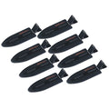 No Crease styling Clips, Big size 3.1inch 8cm,Black,8-count.… - color: Black - Big