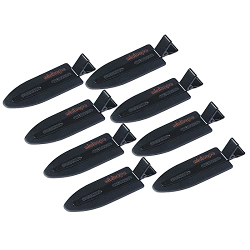 No Crease styling Clips, Big size 3.1inch 8cm,Black,8-count.… - color: Black - Big