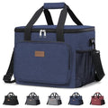 Lifewit Large Lunch Bag, Insulated Lunch Box, Soft Cooler Cooling Tote for Adult Men Women, Dark Blue 40-Can (24L) - color: Dark Blue, size: Jumbo(24L)