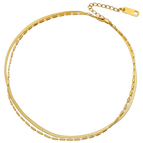 Gold Anklets for Women Gold Ankle Bracelets for Women Waterproof 18K Non Tarnish Beaded Plus Size Beach Stainless Steel Gold Plated Womens Anklet Jewelry