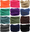 Head Wrap Headwear Headband Bandana Face Mask magic scarf for men & women - color: 12pcs. Solid Color 1