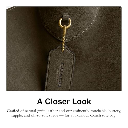 COACH Brooklyn Shoulder Bag 39 - color: Olive Suede
