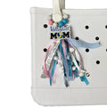 Baseball Softball Soccer Football Volleyball Sports Mom Charms for Bogg Bag Accessories Tassel Backpack Gifts - style: Volleyball Mom