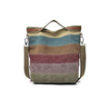 CVFAJI Women's Canvas Hobo Handbag, Multi-Color Tote Crossbody Bag | Shoulder Bag, Top Handle, Tote, Crossbody, Casual Messenger