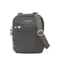 Baggallini Securtex® Anti-theft Mini Everything Crossbody Bag, 6.3"x8.25" Rfid, Locking Zippers & Cut-resistant Strap - color: Charcoal