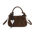 Small Suede Bag Slouchy Bags For Women Brown Tote Bag Suede Bucket Bag Fall Purses For Women 2025 Small Handbag