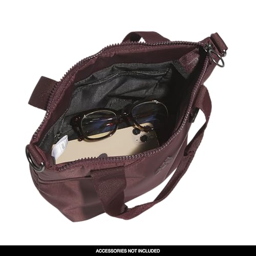 adidas Small Tote Mini Bag for Women and Men - color: Premium/Aurora Ruby Red
