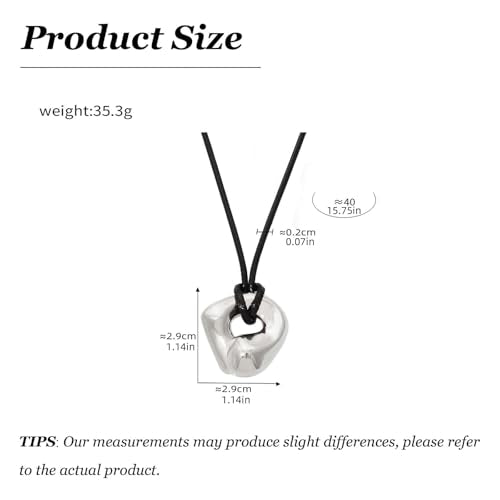 Frodete Statement Necklace for Women Chunky Gold Necklaces Long Pendant Necklace Boho Necklaces Gold Pendant Jewelry Cowboy Chic Style Cowgirl Outfit - color: Z6:Silver Pendant Necklace