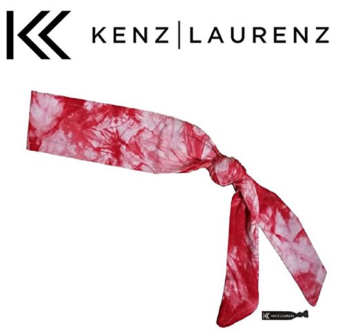 Headbands Tie on Headband for Women Men Running Athletic Hair Head Band Elastic Sports Sweat Basketball Sweatband Stetchy Yoga Workout Sweatbands Adjustable Non-Slip Moisture Wicking - color: Red Tie Dye