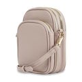 Mali+Lili, Josie Triple Zip Crossbody Bag - color: Stone