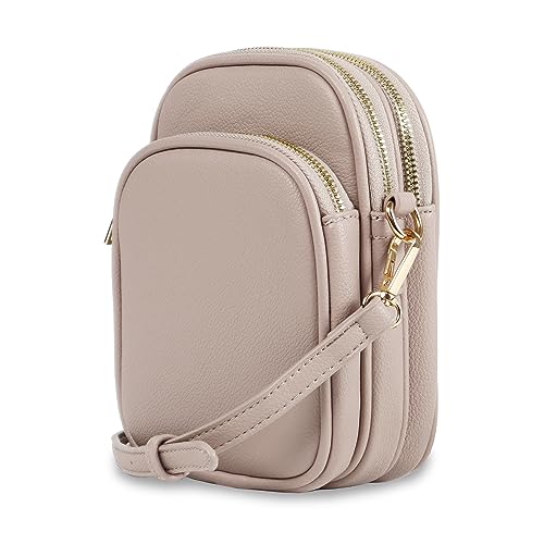 Mali+Lili, Josie Triple Zip Crossbody Bag - color: Stone