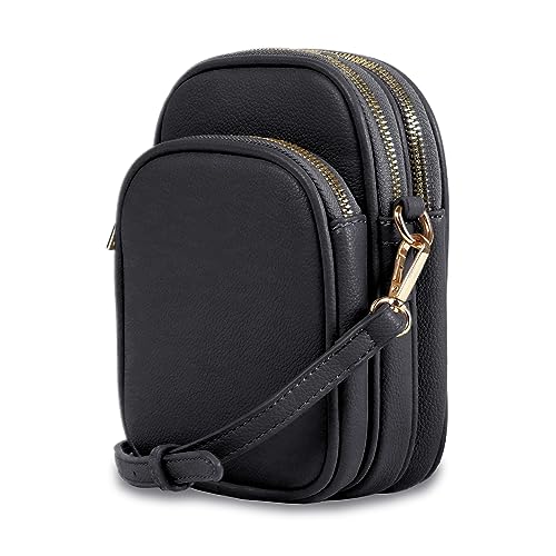 Mali+Lili, Josie Triple Zip Crossbody Bag - color: Black