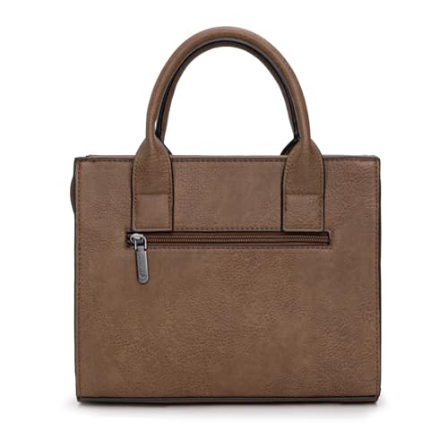 Wrangler Tote Bag for Women Western Purse and Aztec Satchel Handbag - color: Aztec Khaki