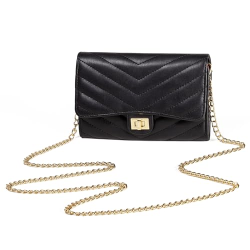Small Cross Body Purses Sling Crossbody Bags for Women, Shoulder Bag Tote Purse Cross Body Bag Phone Bags - color: U Black