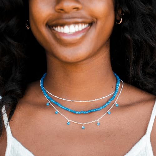 Lotus and Luna 7 Chakra Necklace for Women - Healing Crystal Necklace with Genuine Stones (Master Healer) to Bring Balance and Healing to Mind and Body - Handmade Jewelry Gift - style: Nirvana