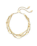Kendra Scott Chantal Beaded Bracelet for Women - color: Gold Metal