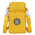 JANKS Small Crossbody Bags for Women Mini Cell Phone Purses Handbag Shoulder Bag - color: 01 Yellow