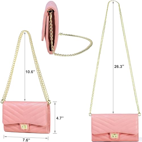 Small Cross Body Purses Sling Crossbody Bags for Women, Shoulder Bag Tote Purse Cross Body Bag Phone Bags - color: C Pink