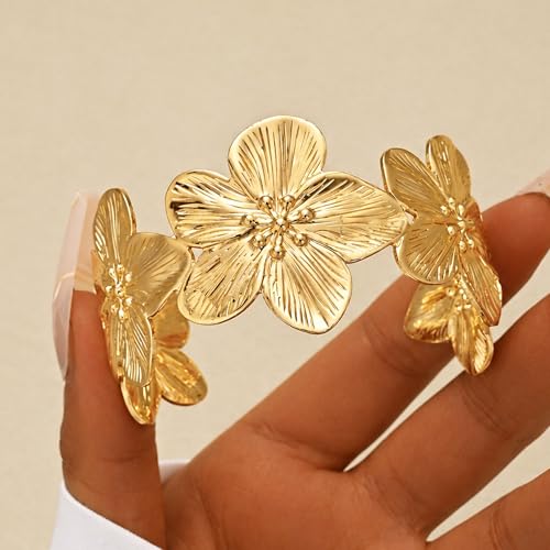 iF YOU Gold Bangle Bracelets for Women, Dainty Knot 14K Gold Plated Multi Layer Bangle Cuffs, Personalized Boho Chunky Bracelets for Women Jewelrys Set Gifts - color: gold-lb-2
