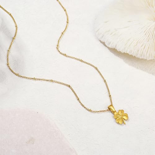 14K Gold Heart Necklace for Women Boho stainless steel waterproof Cute Dainty Love Pendant Necklaces for Women - color: Styie-9