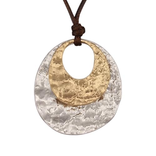 Chunky Necklace for Women Boho Pendant Necklace Statement Western Choker Necklaces for Women Vintage Bohemian Jewelry - style: Bohemian Style Necklace