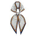 RIIQIICHY Hair Scarf for Women Like Silk Scarves Headband Neck Scarfs Twilly Purse Accessories - color: C016