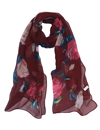 PANTONIGHT Long Chiffon Fashion Scarf Lightweight Chiffon Sheer for women - color: No.780