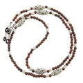 Damanse Beaded Glasses Chain,Eyeglass & Sunglass Strap For Women Stylish - color: Rosewood