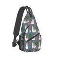 Sling Backpack For Men Hiking Daypack Crossbody Shoulder Bag Travel Chest Pack | Hiking - color: Cute Llama