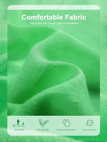 QIANXIZHAN Women's Swimsuit Cover Up,Beach Sarong Wrap Bottom Coverup for Women Short Skirt - color: 1fruitgreen
