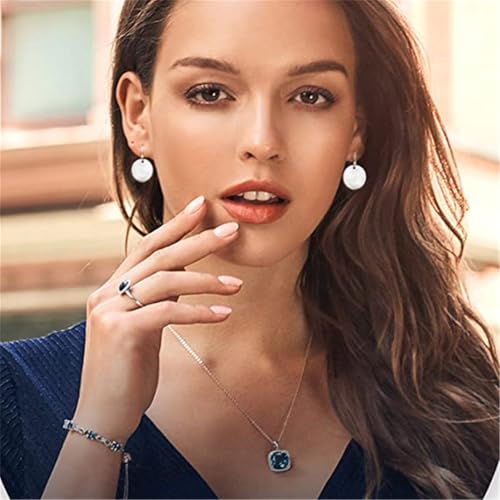 2 pair Gold Circle Disc Dangle Drop Earrings for Women Lightweight Small Round Hoop Statement Earrings Minimalist Jewelry for Women Gift for Her