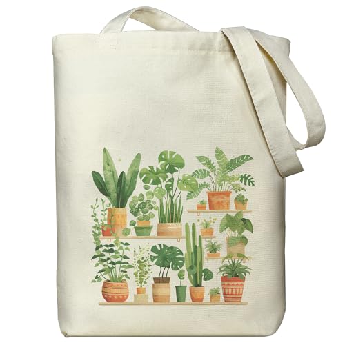 itgowisa Canvas Tote Bag for Women, Tote Bag with Zipper Inner Pocket, Zippered Canvas Bag for Shopping Work Grocery Everyday - style: Green