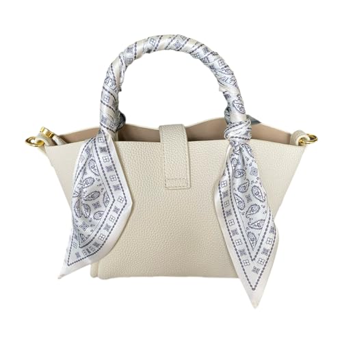 Hair Head Neck Bag Long Scarf Versatile Wrap for Women Soft & Lightweight for Everyday Chic - color: 20 Paisley White 3.7 X 38 Inch