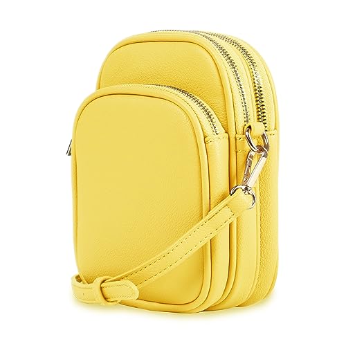 Mali+Lili, Josie Triple Zip Crossbody Bag - color: Yellow