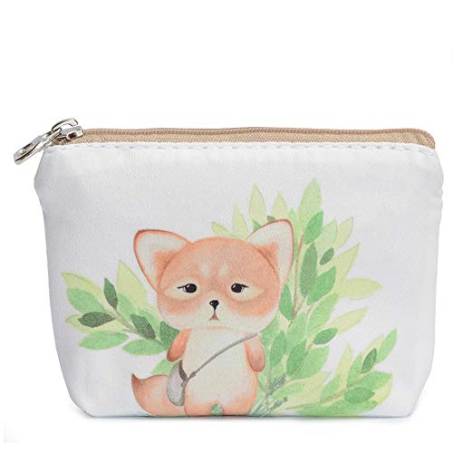 Women and Girls Cute Fashion Coin Purse Wallet Bag Change Pouch Key Holder - color: Little Squirrel