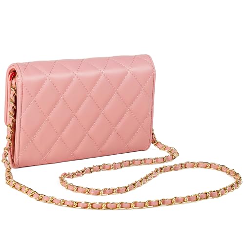 Small Cross Body Purses Sling Crossbody Bags for Women, Shoulder Bag Tote Purse Cross Body Bag Phone Bags - color: F Pink