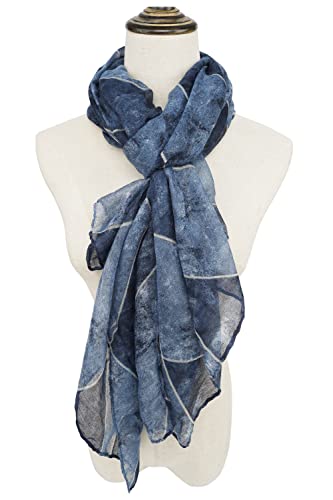YOUR SMILE Ladies/Women's Lightweight Floral Print/Solid Color mixture Shawl Scarf For Spring Summer season - color: 105