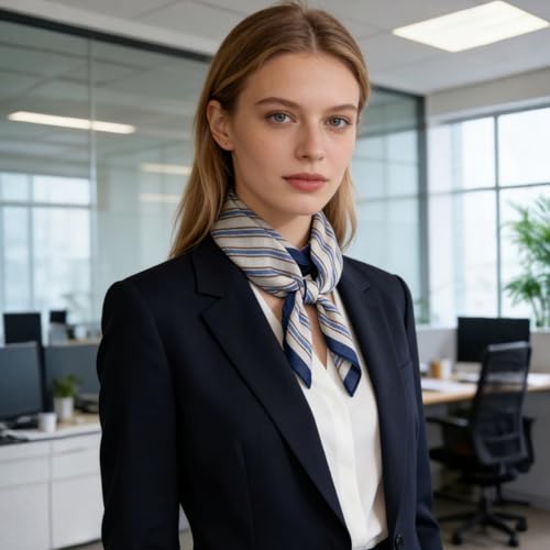 21 x 21 Inch Cotton Bandana for Women and Men,Soft Breathable Head Scarf, Multi-purpose Headband, Hair Scarf - color: Stripe White-un05