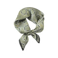 MEISEE 100% Pure Mulberry Silk Scarf 21" Square Scarf Neckerchief Headscarf Breathable Lightweight for Women Gift Packed - color: Light Green Pattern