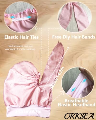 Chemo Headwear for Women Head Scarf Headwraps Silky Soft Turbans for Women Cancer Hats Chemo Beanie Coverings Scarves - color: B Light Pink