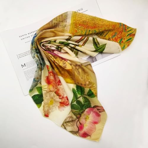 Large Cotton Bandana Lightweight Head Hair Scarf Headbands Wraps Cover Handkerchiefs for Women Men 25 x 25 inch - color: Rt26