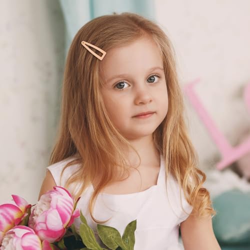 10 Pcs Double Grip Hair Clips, Sightor Metal Snap Hair Clips Hair Barrettes for Women Hair Making Salon Supplies Hair Accessories (Khaki) - color: Khaki