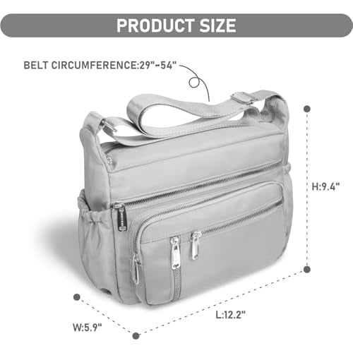 NPBAG Crossbody Bag for Women, Shoulder Purse Handbag Messenger Bag, Trendy Pocketbooks, Waterproof and Multi-Pockets - color: Yoga Totem